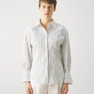 Marcella sport Striped Button-Up Shirt